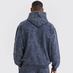 Nouveau ensemble de survêtements 2 pièces pour hommes OEM avec logo personnalisé, pull-over, survêtement à capuche, dernière conception avec logo personnalisé - Product Image 4