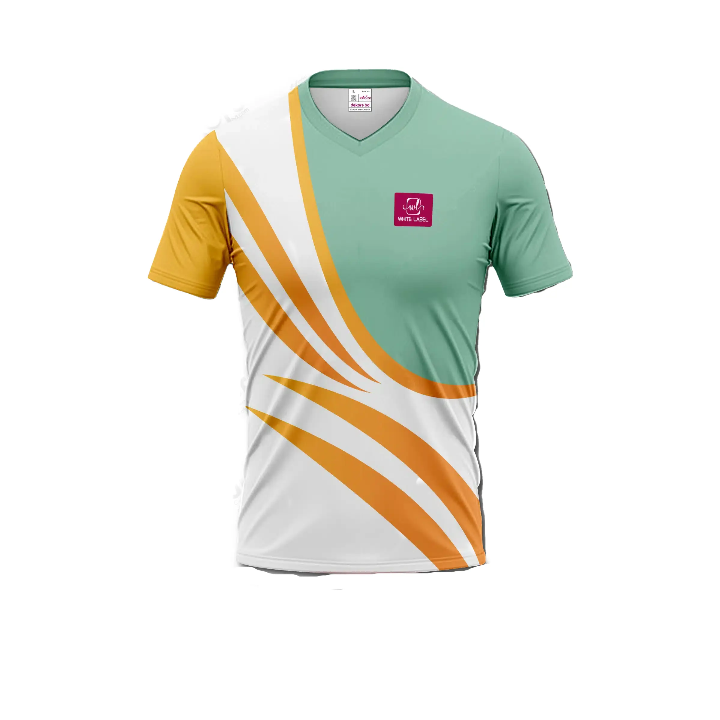 Nova coleção 2024 camisa de futebol de manga curta slim fit de mão de equipe com design personalizado de camisa de handebol BD