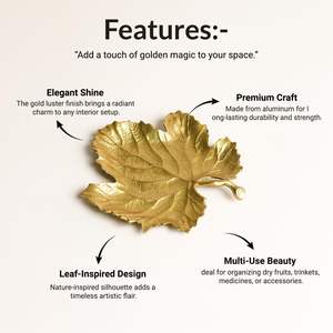 ชามอลูมิเนียมตกแต่งดีไซน์ออร์แกนิกขนาดใหญ่ - Product Image 2