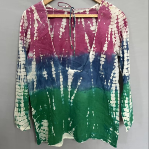 Vestidos de verano para mujer, tela de algodón 100%, algodón informal, bordado informal suave para mujer, vestidos Middi de verano con estampado de escote en V largo - Product Image 1