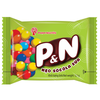 Bonbons au chocolat solides et croustillants en forme de boule, enrobés de sucre, avec un design coloré, 159 g