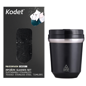 Kodet Recycled <b>Glasses</b> Set Sustainable <b>Stainless</b> Steel Tumblers - Product Image 3