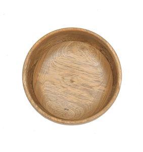 Bol de service en bois rond artisanal indien de haute qualité, bol flottant en bois pour la cuisine - Product Image 5