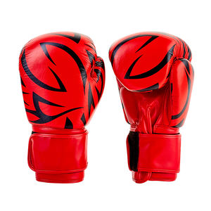 Gants de boxe MMA professionnels en cuir véritable de la meilleure qualité avec logo personnalisé en gros pour hommes - Product Image 1