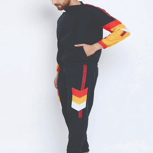 Survêtement d'été personnalisé en nylon et polyester deux pièces, jogging, combinaison thermique, ensembles de vestes coupe-vent pour hommes, survêtements - Product Image 5