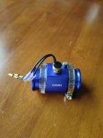 Capteur de température d'eau en aluminium bleu 26MM-40MM à prix d'usine pour jauge de radiateur de voiture et camion