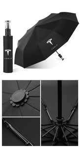 Bán buôn hoàn toàn tự động mạnh mẽ không thấm nước UV nắng và mưa 3 gấp ô dù với logo, tùy chỉnh ô cho mưa - Product Image 4