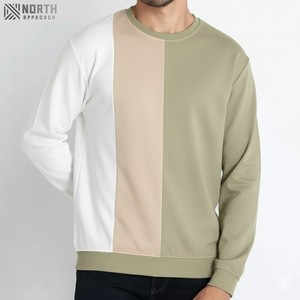 Nouvelle mode 100% coton tenue décontracté vente femmes surdimensionné côtelé cordon col rond pas cher prix hiver automne décontracté Long sweat - Product Image 1