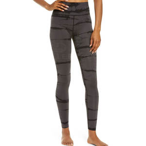 Fashion Style Women Yoga <b>Leggings</b> High Quality Spandex/Polyester Solid <b>Pattern</b> Wholesale Made in Pakistan - Product Image 2