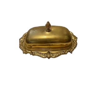 Beurrier personnalisé en laiton massif Beurrier en laiton massif au design antique Beurrier en laiton de forme personnalisée Beurrier en laiton de la meilleure qualité - Product Image 5