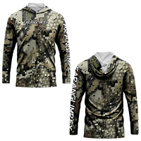Camiseta de camuflaje transpirable con estampado 3D Unisex de verano 2025, ropa deportiva de manga larga para exteriores para caza en el bosque