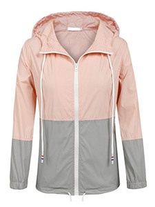 Men's Zip-Up Color Block Thick Winter Sport <b>Windbreaker</b> Jacket with Patchwork Waterproof & Eco-Friendly Outerwear - Product Image 3