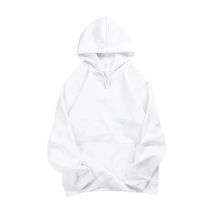 Sweat à capuche avec motifs brodés teints en tissu délavé avec sérigraphie et impression par transfert par sublimation - Product Image 4