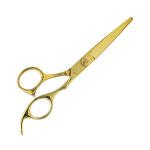 Ciseaux de barbier en acier inoxydable de qualité supérieure, ciseaux de coiffure entièrement dorés, ciseaux de coupe de cheveux de 6,5 pouces, ciseaux de coupe de cheveux tranchants - Product Image 2