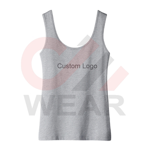 เสื้อกล้ามทรงสลิมฟิตสำหรับผู้หญิงเสื้อพิมพ์โลโก้ตามสั่งและบริการ OEM ผ้าถักดีไซน์ล่าสุด - Product Image 3