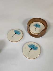 Best Seller Resin and Wood <b>Coaster</b> Set for Modern Dining Spaces stone <b>coasters</b> - Product Image 6