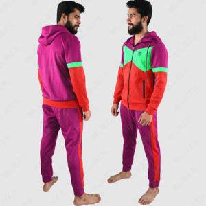 Chándal de algodón para hombre, chándal con tu propio estilo, fabricante OEM, cantidad a granel, precio al por mayor, sudadera en color de contraste - Product Image 1