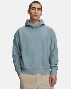 Sudadera con capucha y cremallera para hombre, color liso, 100% algodón, lavado ácido, logotipo frontal personalizado, ropa de otoño - Product Image 1