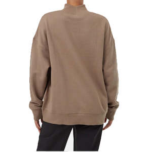 Sudadera Gruesa para Mujer, Informal, Lisa, de Manga Larga, Holgada, Estilo Pullover, para Otoño e Invierno - Product Image 3