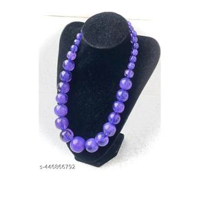 Vente en gros de colliers en résine époxy acrylique plaqué or pour femmes pour mariage et cadeaux - Product Image 3