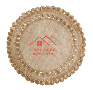2025 plaque de chargeur en bois de vente chaude pour la maison hôtel Restaurant plaque de chargeur de service alimentaire meilleur vendeur - Product Image 2