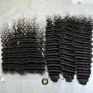 Perruque de cheveux humains vietnamiens à trame unique, vague profonde, non traitée, expédition dans le monde entier par le fournisseur de la collection Cloudyhair expédition rapide - Product Image 2