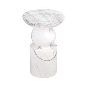 Table en marbre personnalisée Mobilier décoratif pour hôtel, villa Couloirs de chambre Table d'appoint pour le café - Product Image 1