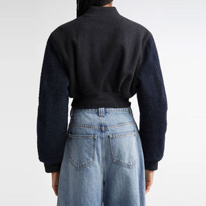 Veste universitaire pour femmes, principal fournisseur, avec manches en cuir Veste élégante pour dames de baseball Letterman pour tenue décontractée - Product Image 2