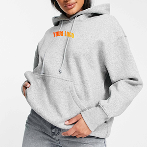 Sudadera con Capucha Larga de Punto para Mujer, Estilo Casual, Holgada, 100% Algodón - Product Image 4