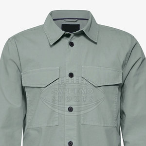 Camisas de Hombre Estilo Urbano Moderno, 100% Algodón Canvas, Transpirables, Ecológicas, de Secado Rápido, para Uso Diario Informal - Product Image 5