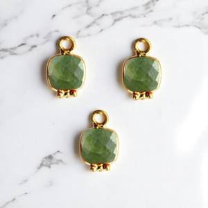 Vessonite Cojín Forma Fancy Bisel Charms - Product Image 1