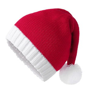 หมวกบีนนี่อะคริลิคแบบมีลายทาง ดีไซน์คริสต์มาส สำหรับฤดูหนาว  รับทำโลโก้ตามสั่ง  ลายแจ็คการ์ด  หมวกทรงสกัลลี่ - Product Image 3