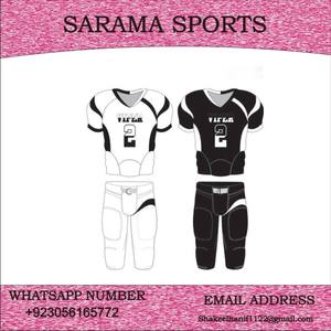 Uniforme de fútbol americano 2022 nueva llegada por encargo sublimación uniforme de fútbol americano, - Product Image 5