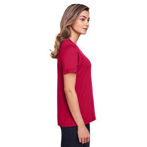 Camiseta de algodón 100% para mujer, camisetas de manga corta con cuello redondo, camisetas transpirables - Product Image 3