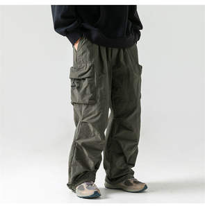 Pantalones Cargo para Hombre, Talla XL, Casuales, con Múltiples Bolsillos, Ropa de Invierno, Cintura Elástica, Nuevo Estilo Recto - Product Image 2