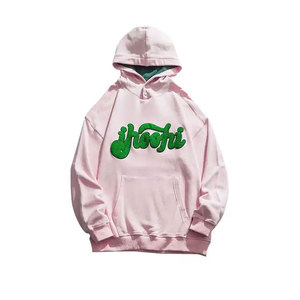 Sudadera con capucha negra desgastada de gran tamaño personalizada para hombre, sudaderas con capucha de 400Gsm para hombre, Sudadera con capucha recortada cuadrada con estampado de soplo de alta calidad, ropa de calle - Product Image 4