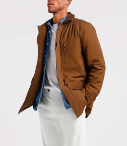 Chaqueta de Trabajo de Lona Resistente Personalizada para Hombre, Chaqueta de Invierno Transpirable de Alta Calidad para Mecánicos con Decoración Bordada - Product Image 3