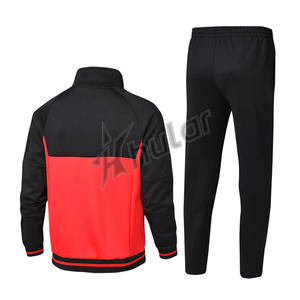 Custom Men's Soccer <b>Track</b> <b>Suit</b> with Logo New Arrival Breathable Fleece Zip Jogging Sweatshirt for Winter for Sports Exercise - Product Image 2