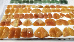 Emparejamiento versátil elegante de alta calidad de piedras preciosas de pera de jade moissanita de Aventurina natural para pendientes certificados por IGI - Product Image 3