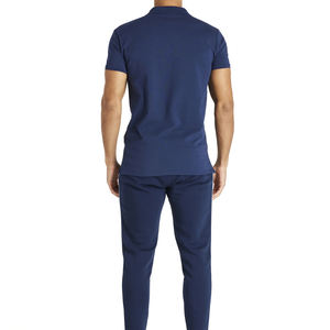 Diseño de logotipo personalizado de alta calidad, cuello vuelto liso de algodón de manga corta para camiseta Polo, camiseta de Golf en blanco de punto - Product Image 3