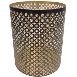 Vaisselle Décoration Lot de 2 Bougie Votive Carrée en Métal de Taille Moyenne, Couleur Argent, Nickel, Porte-bougie pour Décorations Fait à la Main - Product Image 5