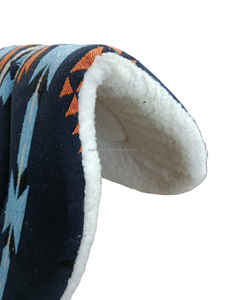 Gran oferta personalizable Navajo Horse Saddle Pad genuino Tan cuero indio algodón tamaño 30x30/32x32 OEM/ODM - Product Image 2