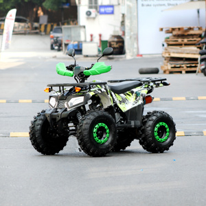 Voiture à pédales tout-terrain à 4 roues, 110CC 125cc 1+1, transmission <span class=keywords><strong>automatique</strong></span> 4 temps, démarrage électrique, transmission par chaîne, ATV de plage - Product Image 2