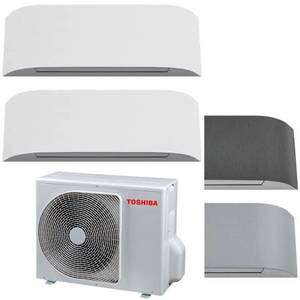 Climatiseur double split Toshiba Haori RAS-2M14G3AVG-E Inverter 7000+10000 BTU, classe d'efficacité énergétique A++, électricité R32 - Product Image 1