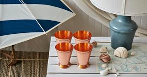 Beautifully Handcrafted 12 Ounce Hammered <b>Copper</b> Moscow Mule and Mint Julep <b>Cup</b> Glass Tumbler - Product Image 6