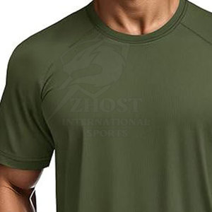 T-shirts pour hommes personnalisés, design optimal, tissu Dry Fit à séchage rapide, coupe athlétique confortable pour les hommes. - Product Image 4