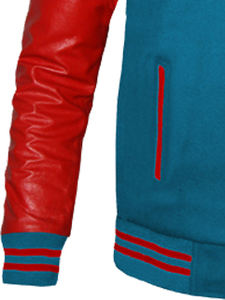 Chaqueta Varsity Personalizada de Invierno, 100% Poliéster/Algodón, Parche Bordado en Chenilla, Cierre Frontal, Chaqueta de Béisbol Lisa para Hombre - Product Image 3