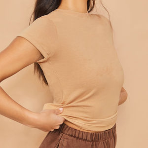 Camisetas de Gimnasio de Algodón Extra Grandes para Mujer, Ropa Deportiva Transpirable, Estampados Personalizados, Marca de Ropa Personalizada, Pakistán WT-104 OEM - Product Image 2