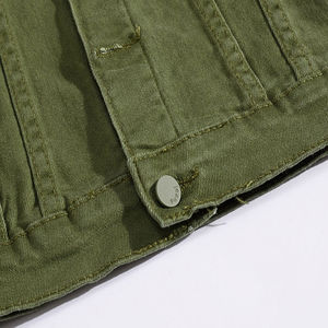 Long Sleeve Best Selling Stylish Men's <b>Denim</b> <b>Jacket</b> 100% Cotton Eco-Friendly Windproof Casual Winter Front Logo Customizable - Product Image 5