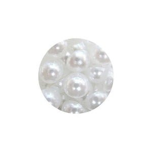 Perles blanches en pierre de 5 mm environ 60 pièces de strass pour ongles - Product Image 1